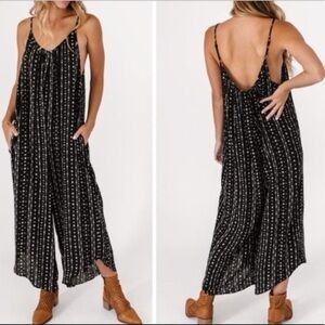 Black and White Polka Dot Jumpsuit